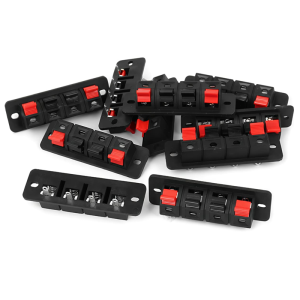 4 wire terminal push button switch connector